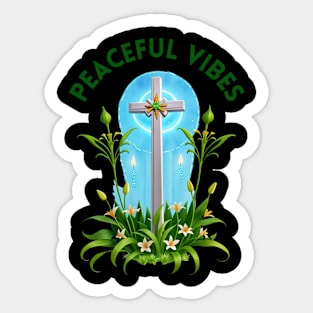 Peaceful vibes / Christian Gift Sticker